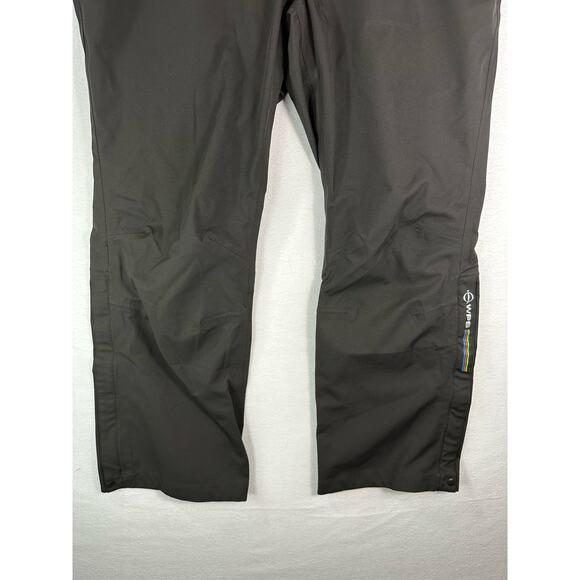 Oscar Jacobson WPS Golf Rain Pants Black Windbreaker Rain Protection Size XL - Picture 10 of 12